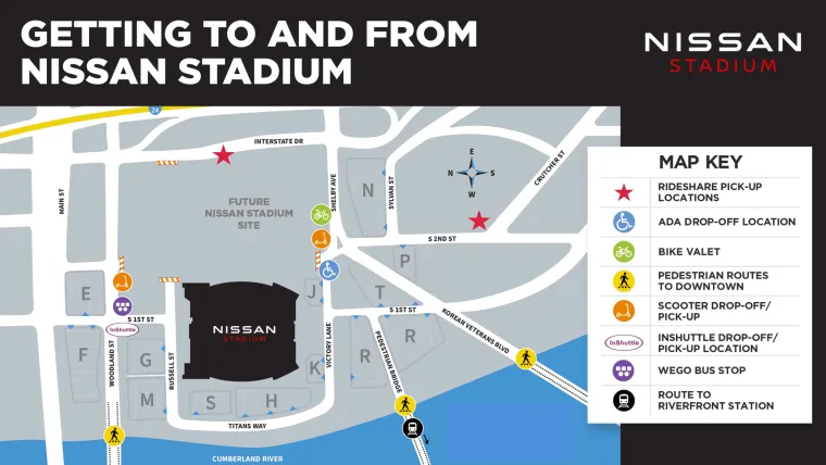 Nissan parking map Nissan parking map